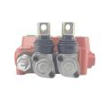 2 joysticks hydraulic directional monoblock control valve