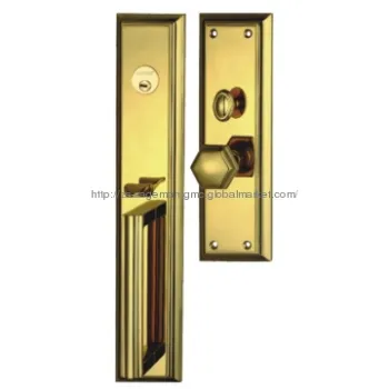ANSI Grade 3 Solid Brass Door Handlesets EHB003-PVD