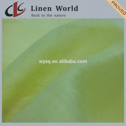 60*60High Quality Plain Dyed 100%Ramie Fabric For Garment