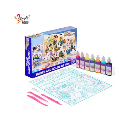 Paint Your Own Suncatchers & Double Craft Mash Window Art DIY Toy Kits for Kids