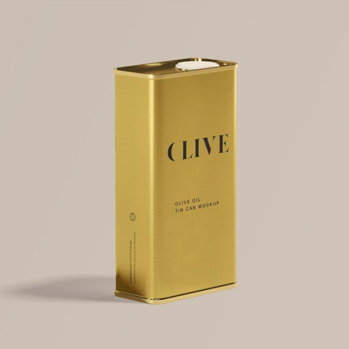 DADI 1.8L Olive Oil Tin with Plastic Spout