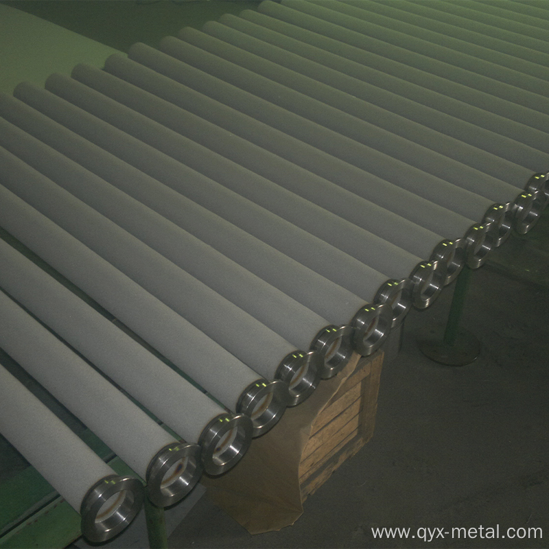 sintered micro porous titanium filter tube