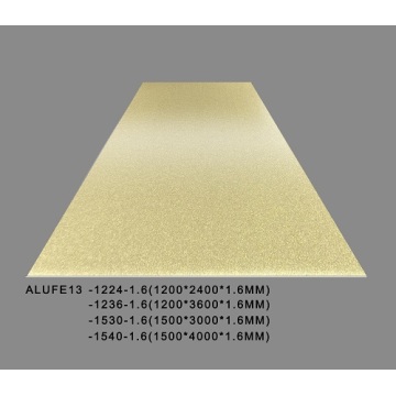 Placa de chapa de aluminio dorado metálico de 1,6 mm de espesor 5052 H32