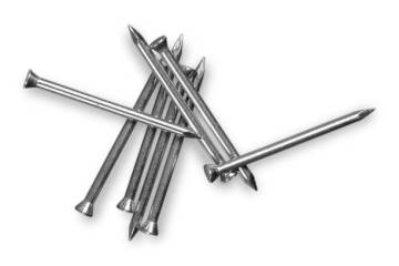 Flat head common nails with polished surface
