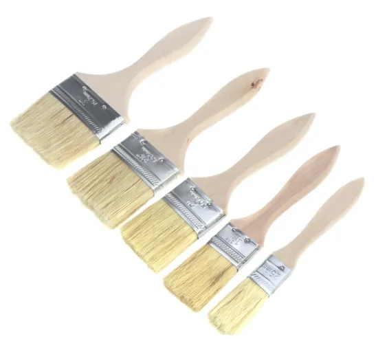 Wooden Handle Paint Brush for Home Wall Painting and Easy Cleaning
