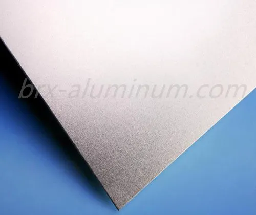 Silver Sandblasted Aluminum Alloy Panel