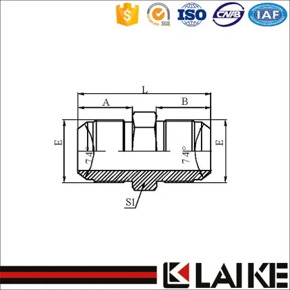 parker steel hydraulic adapter