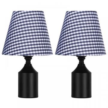 Set von 2 eleganten kleinen Nachtlampen