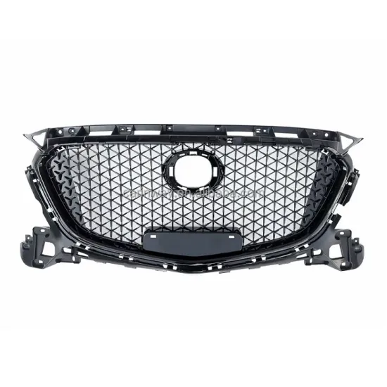 Honeycomb Design Black Front Radiator Grille for Mazda 3 Axela 2017-2019