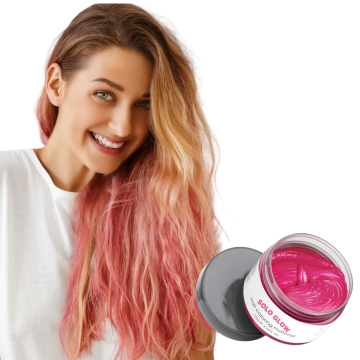 Temporary Pink Keratin Hair Color Dye Paint Wax