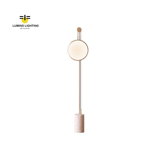 Lumind Lighting: Stylish Floor Lamps for Bedroom, Living Room, and Study - Nordic, Iron, Marble Design