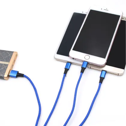 Yijiashishang Drop Shipping Quick Charge 3-In-1 OEM Micro USB Connector Charger USB Cable Charging Kable