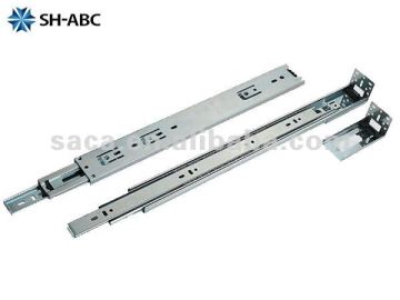 Full extension drawer slide with bracket