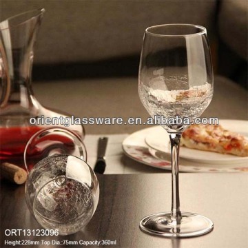 360ml red wine glass 12oz crystal wine glass