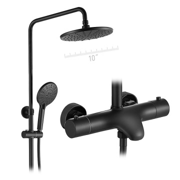 Douche thermostatique douche de pluie de 10 pouces