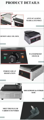 Automatic Contact Grill and Bread Machine for Snack Foods