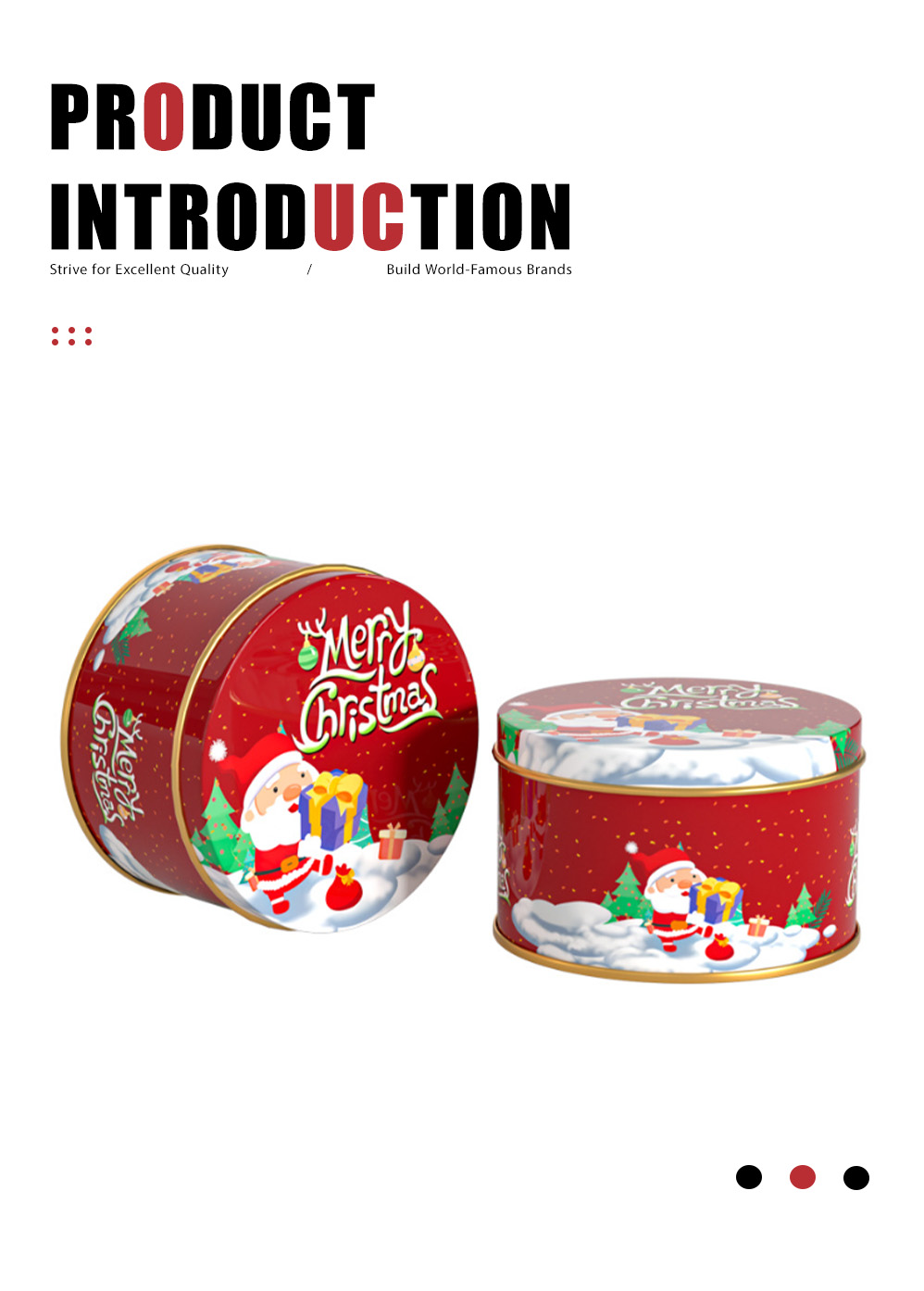 9-Christmas round tin can-X