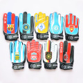 Football gloves with finger protectors