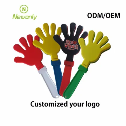 Customized Logo PP Plastic Noise Maker: Hand Clap Toy & Fan Clapper
