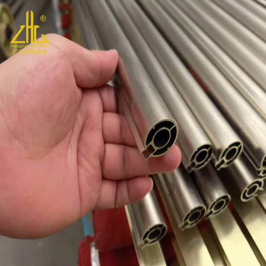 Brilliant Shiny Anodized Aluminum Profile for Shower Rooms - Germany/Russia Standard