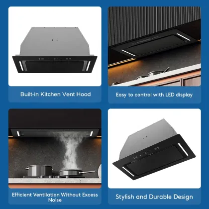 Stainless Steel Ceiling Hood Vent Kitchen Exhaust Range Hood