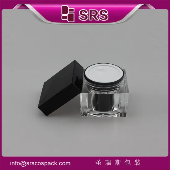 SRS luxury promotional acrylic jars for cosmetic products 30g