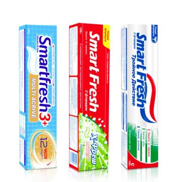 Infusi pudina dan ubat gigi segar pintar fluorida
