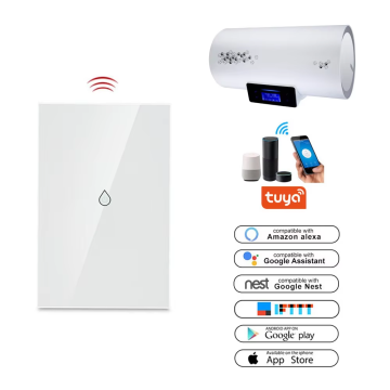 LEDEAST BS01A Smart Wi-Fi Water Heater Switch with Timer and Voice Control, 110V