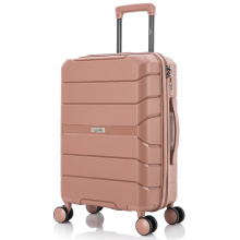 Cheap PP material many colors men travel luggage