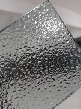 5mm klares Kristalldiamant Nashiji Karatachi gemustertes Glas