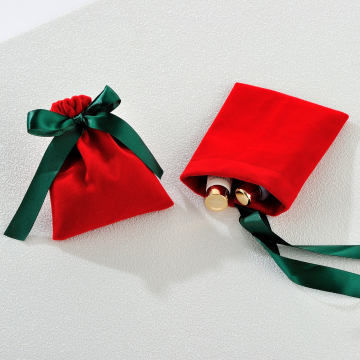 High Quality Custom Logo Velvet Pouches for Jewelry, Perfume, and Crafts