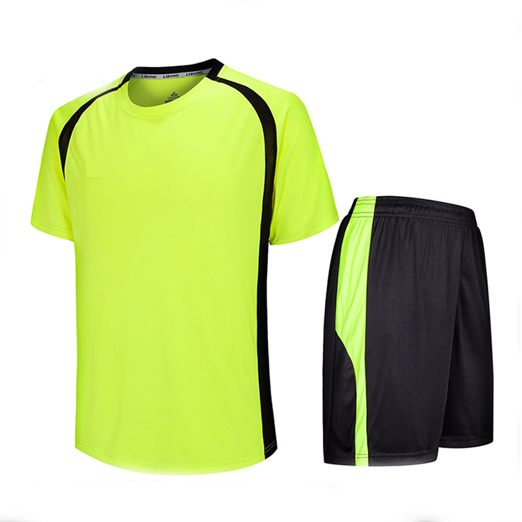 New Model Red Black Soccer Jersey Set