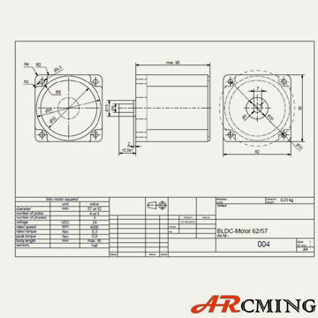 Customer design brushless motor for blender