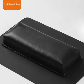 Soft PU Leather Manicure Nail Arm Rest Pillow with Table Mat