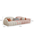 Maxky light luxury fabric sofa simple