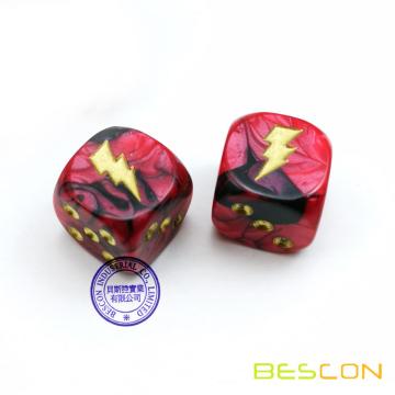 LOGO Engraving Board Game Dice 16MM for Sale