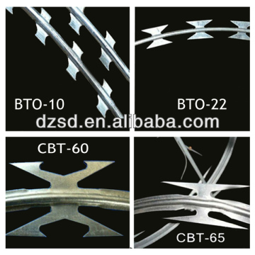 Stainless Steel Galvanized Concertina Razor Wire