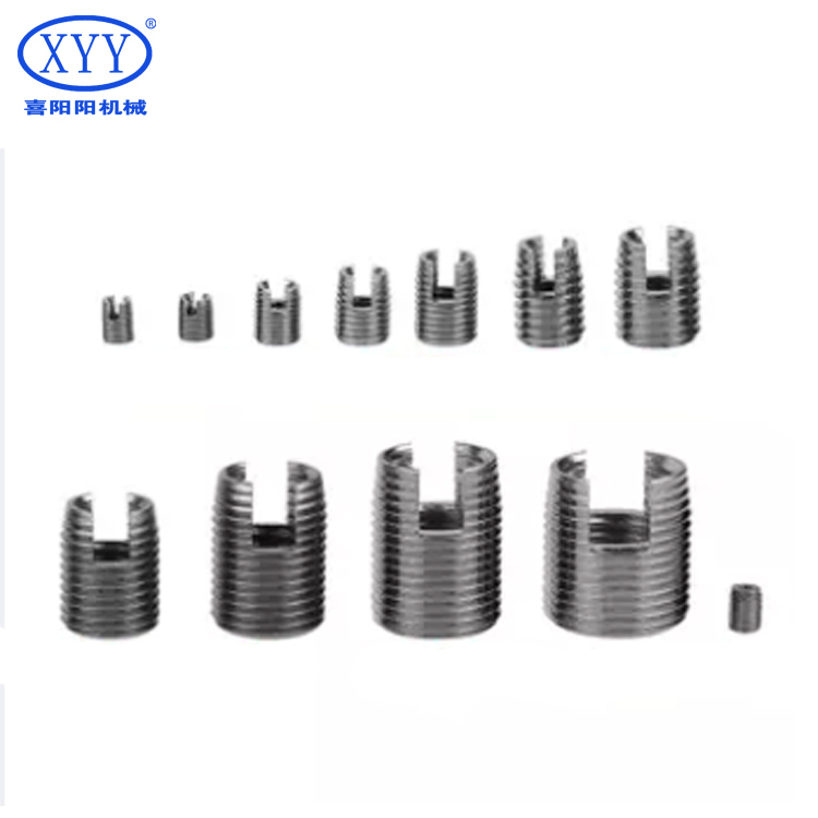 Stainless Steel Slotted Self-Tapping Screw Sleeve Insert for Fasteners
