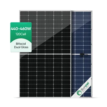 Bifacial ETFE Flexible Solar Panels 445W/450W/455W BIPV Double Glass Transparent