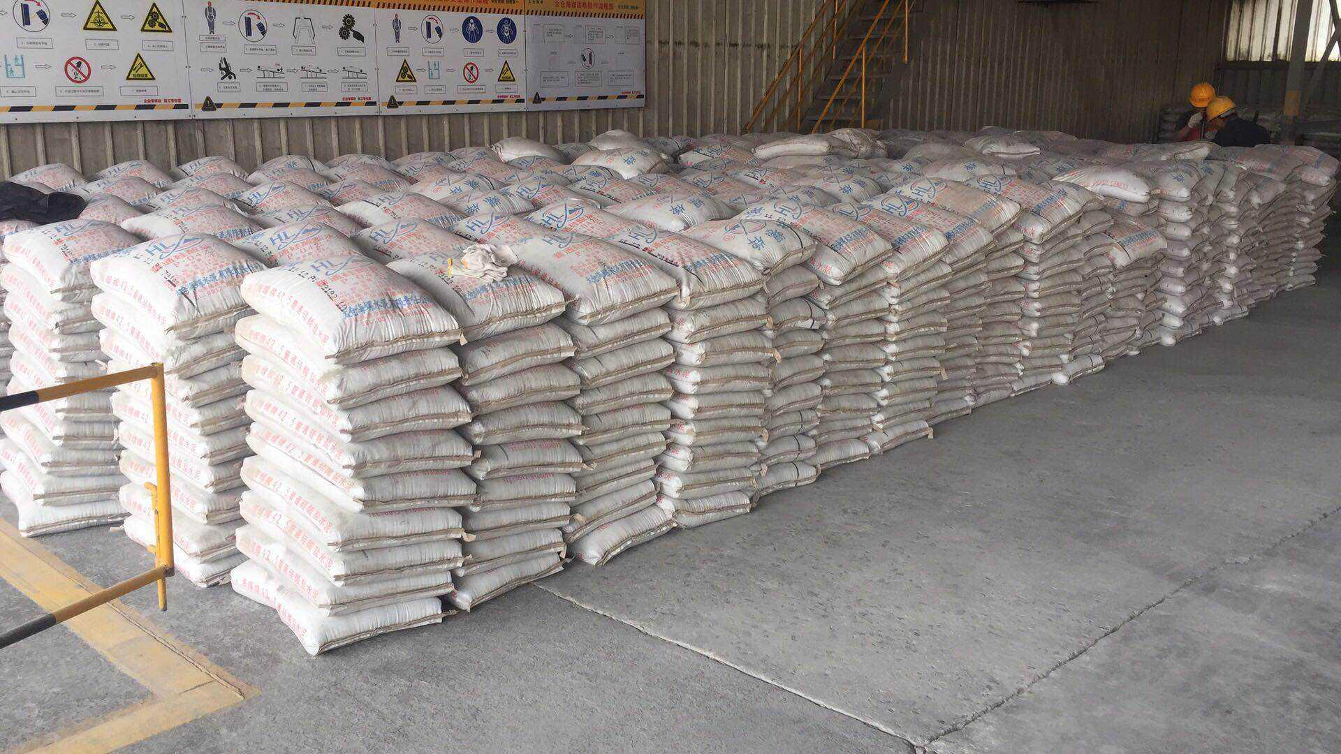 Storage and transportation of cement raw materials