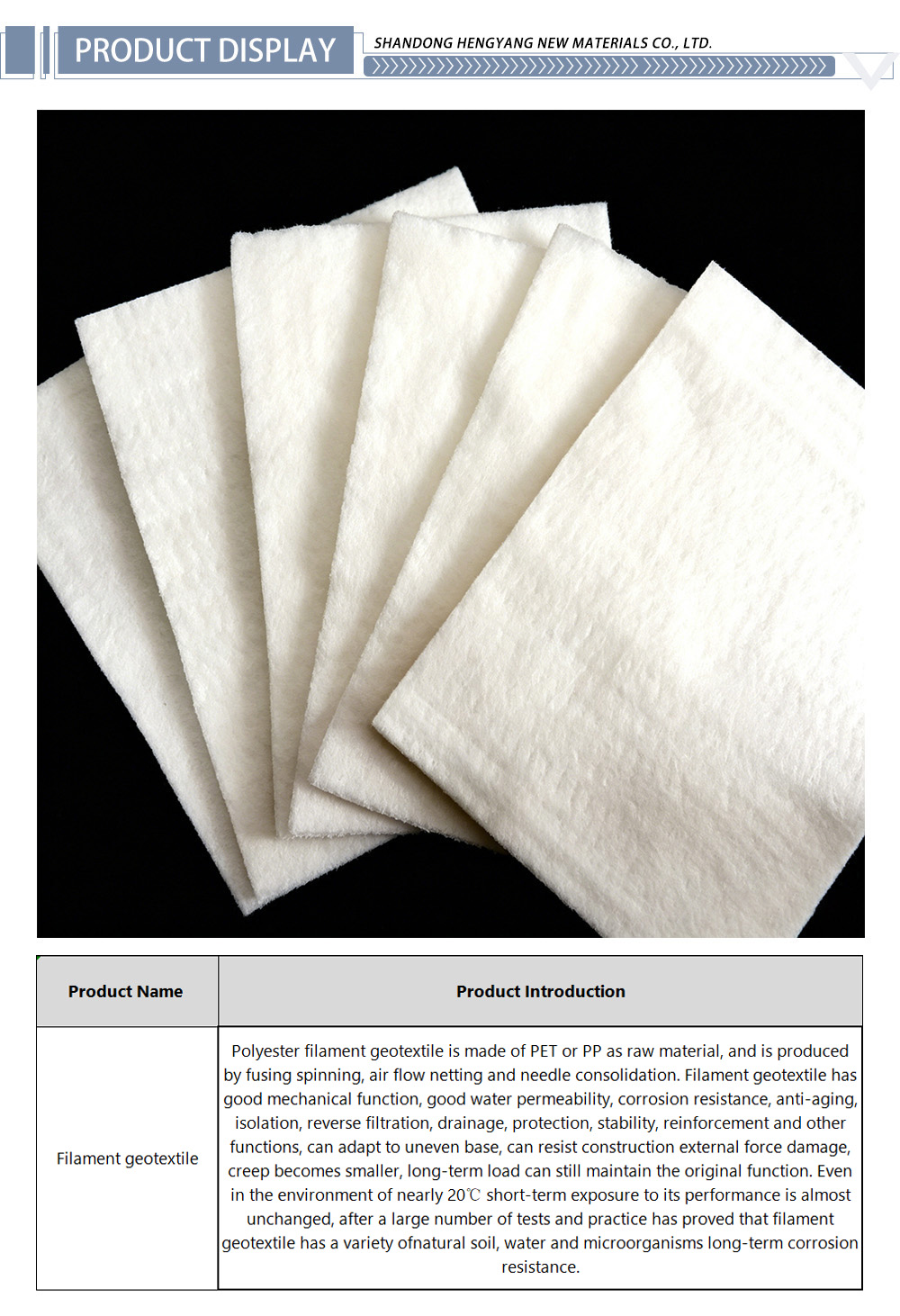 Filament geotextile06-X