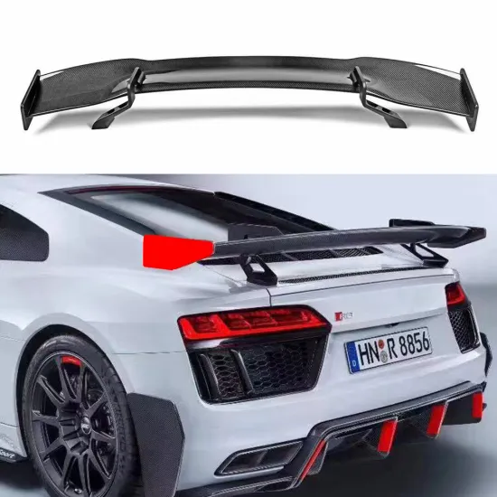 Carbon Fiber Rear Wing Spoiler for TT TTS MK3 TTRS R8 S3 S4 S5 2015-2019
