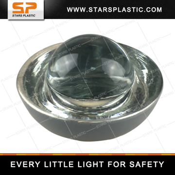 High compressvie strength yellow tempered reflective glass road stud