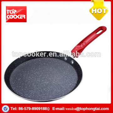Factory Price Aluminium Marble Coating Crepe Pan