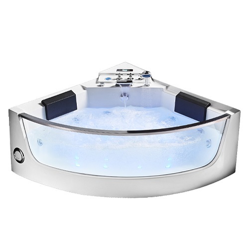 Therapy Massage Reflexology Acrylic Luxury Triangle Glass Massage Bathtub