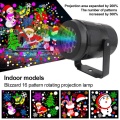 16 patrones de Navidad proyector láser luz exterior