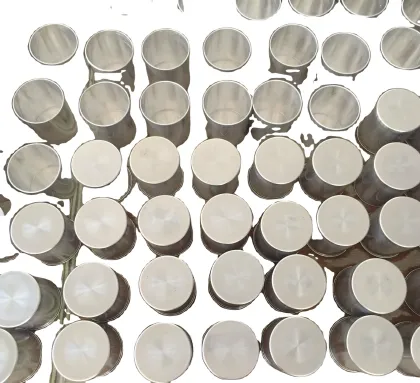 industrial iron metal bucket aluminum metal cover