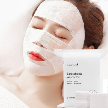 OEM Bangwei Hypoallergenic 100% Pure Cotton Makeup Remover Pads