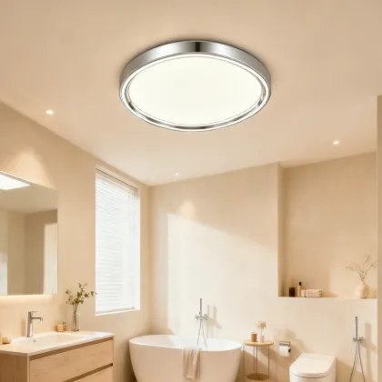 Ceiling light with eye protection