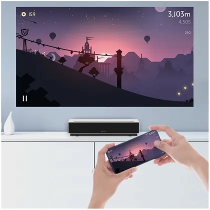 Fengmi Laser TV Projector 4K Full HD 1080P 3D Phone Wireless Cinema Television 2000 ANSI 150Inch ALPD Bluetooth 4.0 MIUI TV